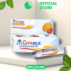 UVS CEPASILK (Gel dưỡng da, làm mềm & dịu da, mờ sẹo, giảm thâm) - Tuýp/10g - THÁI LAN