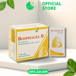 BOSPHAGEL B (Hỗn dịch uống trị đau dạ dày) - Hộp/30gói - Boston