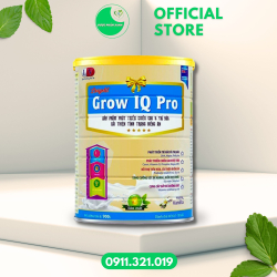 SỮA LIVIGOLD GROW IQ PRO (Từ 1-18 Tuổi) - Giúp Phát Triển Chiều Cao, Trí Não, Cải Thiện Tình Trạng Biếng Ăn (Lon/900g)