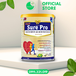 SỮA LIVIGOLD SURE PRO (Từ 19 Tuổi Trở Lên) - Dành Cho Người Gầy, Người Bệnh, Người Cần Phục Hồi Sức Khỏe (Lon/900g)