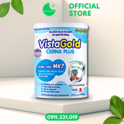 SỮA VISTAGOLD CERNA PLUS (Từ 18 Tuổi Trở Lên) - Giúp Ổn Định Đường Huyết (Lon/900g)