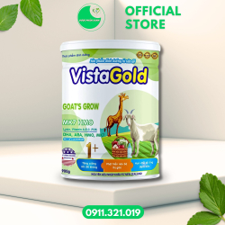 SỮA VISTAGOLD GOAT'S GROW (Từ 1 Tuổi Trở Lên) - Sữa Dê Giúp Bé Phát Triển Toàn Diện Trí Não, Thị Giác (Lon/900g)