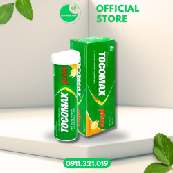 TOCOMAX PLUS (Viên sủi bổ sung Vitamin, tăng cường đề kháng) - Tuýp/10viên - Boston