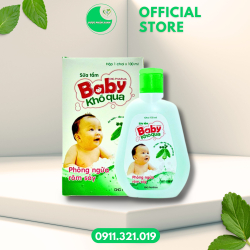 BABY KHỔ QUA (Sữa tắm cho trẻ ngừa rơm sảy) - Chai/100ml - Dược Hậu Giang