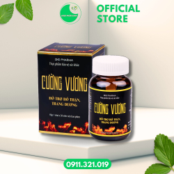 CƯỜNG VƯƠNG (Viên uống hỗ trợ cải thiện sinh lý nam giới) - Chai/30viên - Dược Hậu Giang