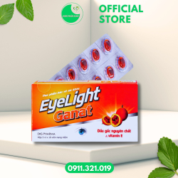 EYELIGHT GANAT (Hỗ trợ giúp cải thiện thị lực, giảm mỏi mắt) - Hộp/30viên - Dược Hậu Giang