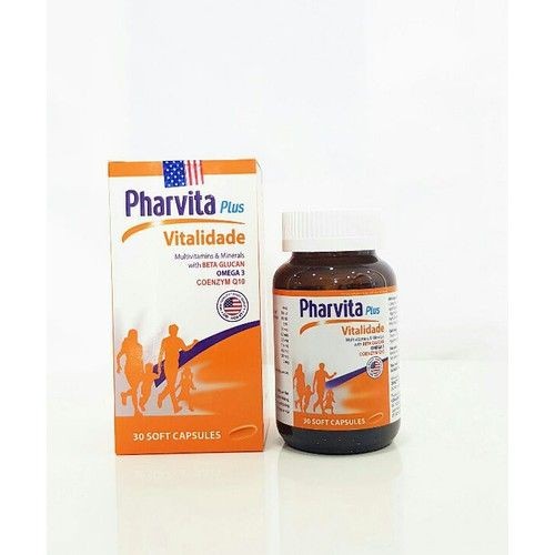 pharmaton (pharvita plus) - chai 30 viên nang mềm